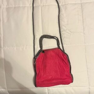 Stella McCartney Falabella hot pink shoulder bag